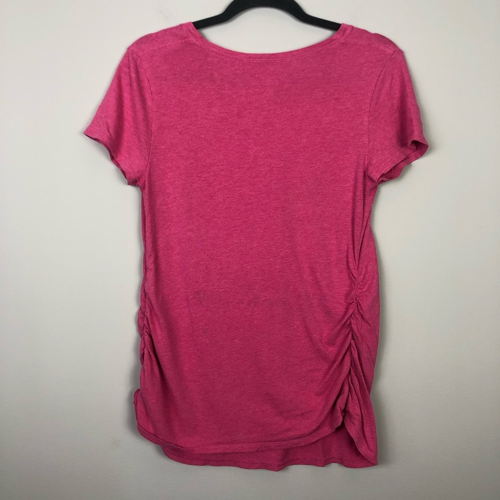 Isabel Maternity Pink Tee - Picture 5 of 7